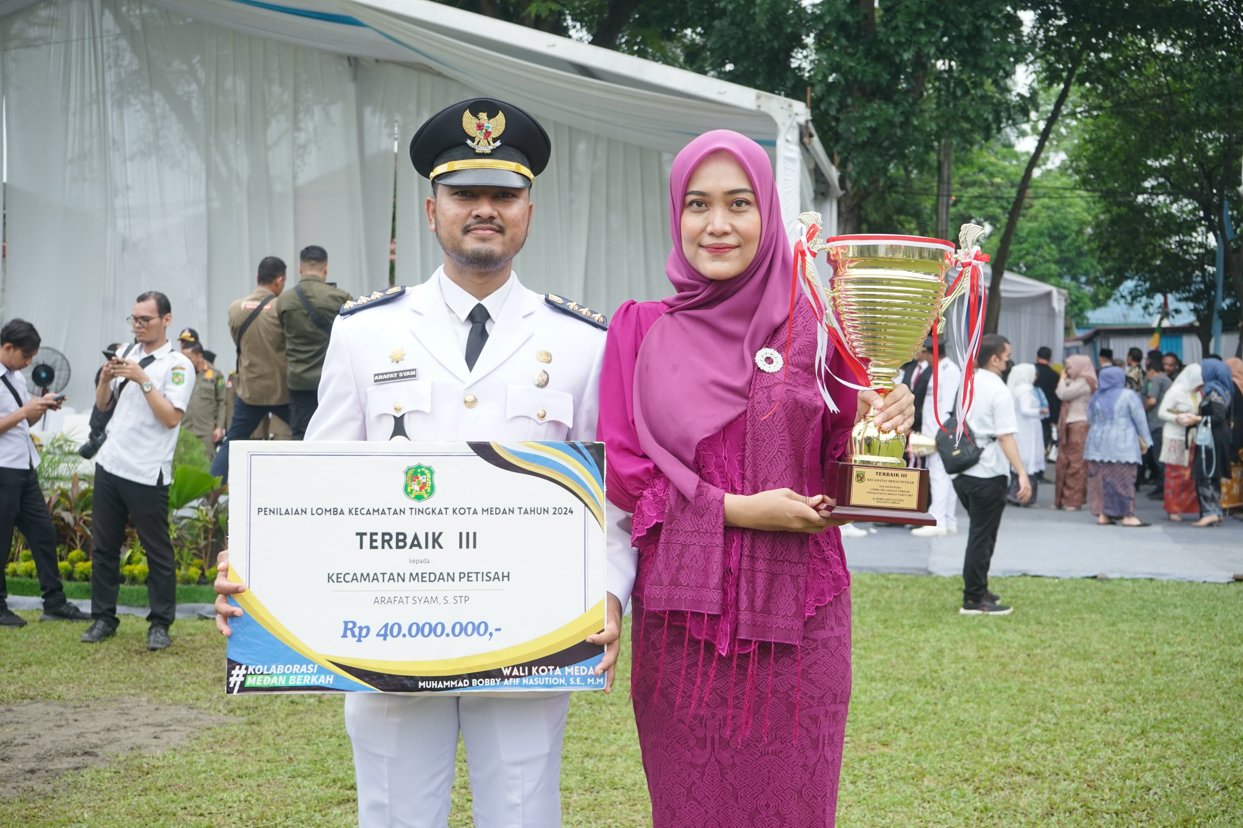 KECAMATAN MEDAN PETISAH MEMPWROLEH JUARA III KECAMATAN TERBAIK TINGKAT KOTA MEDAN