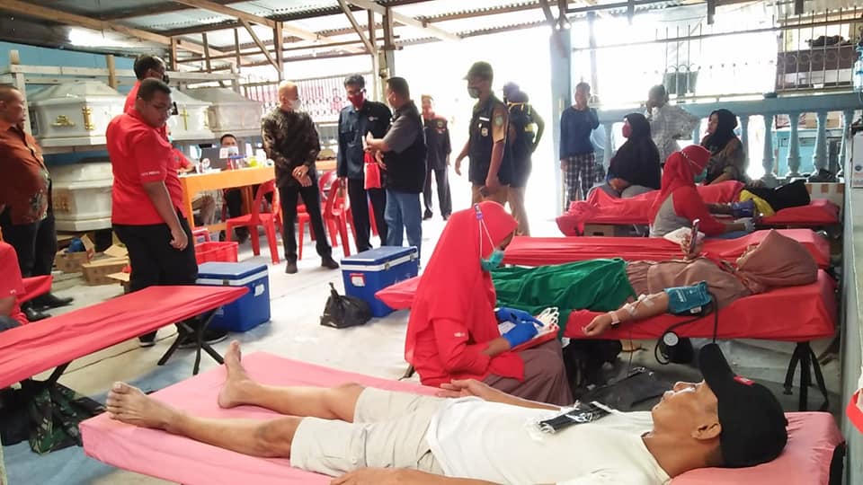 Giat Donor Darah Oleh PMI Kecamatan Medan Petisah