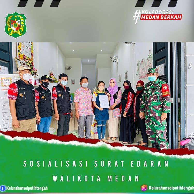 Sosialisasi Surat Edaran Walikota Medan Tentang Pembatasan Kegiatan Masyarakat Dalam Rangka Pengendalian Penyebaran Corona Virus Disease 2019 (Covid-19) di Kota Medan